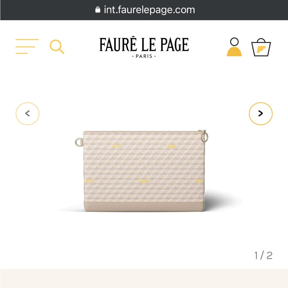 5️⃣6️⃣0️⃣ Faure le page pochette zip 29 Sand